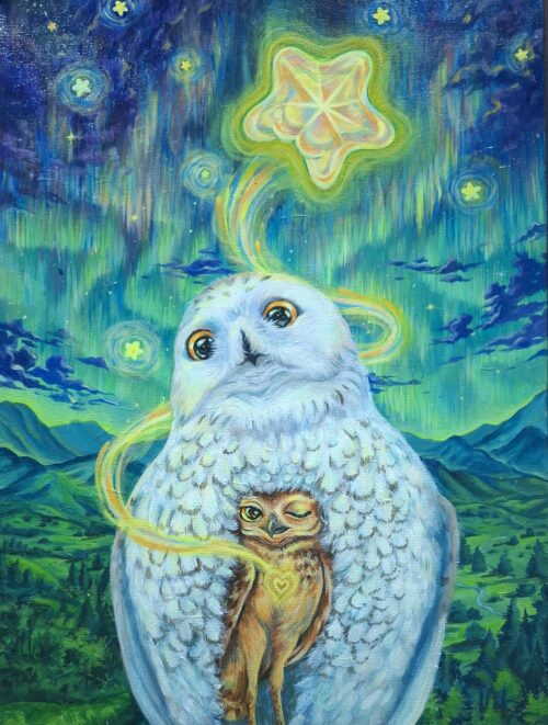 acrylic painting on canvas